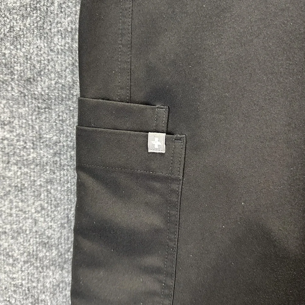 FIGS Technical Collection Cargo Pants Mens Large Black Axim Scrub Stretch